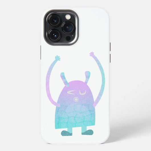 Aardige Kinderen Monster Karakter iPhone Hoesje (Achterkant)