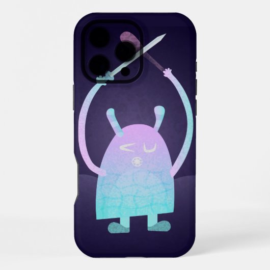 Aardige Kinderen Monster Karakter iPhone Hoesje (Achterkant)