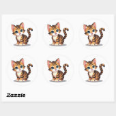 Aardige Kitten Stickers (Vel)
