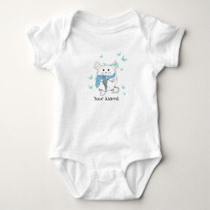 Aardige Kleine Hamster & Vlinders Maatwerk Romper