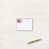 Aardige Kleine Tweeling Teddyberen Persoonlijk Post-it® Notes (Op bureau)