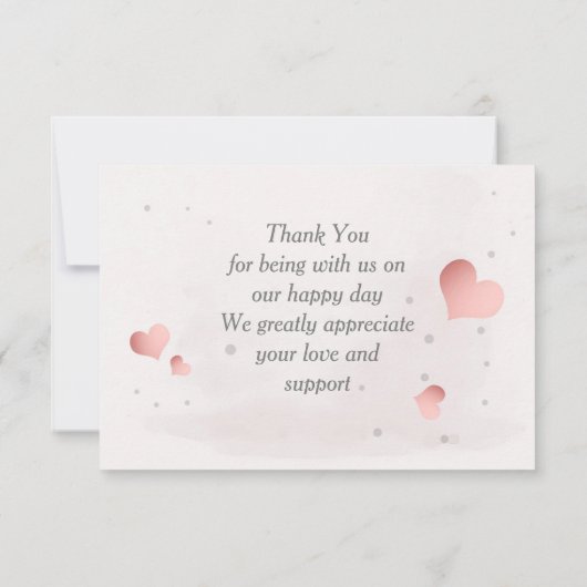 Aardige kleine zebra bedankkaart (Achterkant)