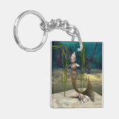 Aardige Kleine Zeemeermin Sleutelhanger (Voorkant Links)