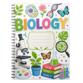 Aardige Kleurrijke Biologie Notitieboek
