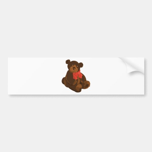 AARDIGE KNUFFELBEER BUMPERSTICKER (Voorkant)