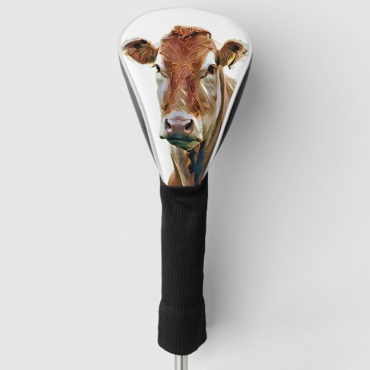 AARDIGE KOE GOLFHEADCOVER (Voorkant)