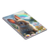 Aardige Konijn bij een Betoverd Meer Notitieboek (Rechterzijde)