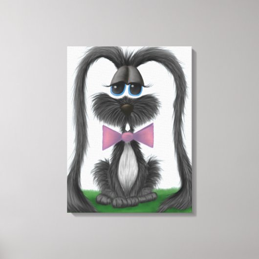 Aardige Konijn Konijn Canvas Afdruk (Voorkant)