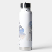 Aardige Konijn met Bril Persoonlijk Waterfles (Links)