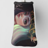 Aardige Koningin Met Grote Ogen Golfheadcover (Draai 90)