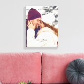 Aardige Koppel Aangepaste Foto Canvas Afdruk (Insitu (Woonkamer))