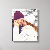 Aardige Koppel Aangepaste Foto Canvas Afdruk (Voorkant)