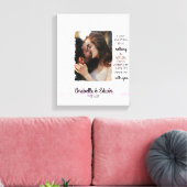 Aardige Koppel Aangepaste Foto Canvas Afdruk (Insitu (Woonkamer))