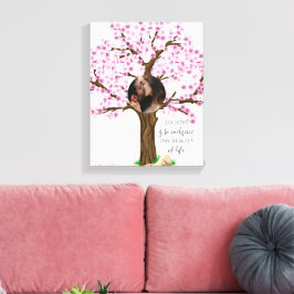 Aardige Koppel Aangepaste Foto Canvas Afdruk