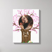 Aardige Koppel Aangepaste Foto Canvas Afdruk (Voorkant)