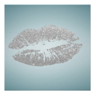 Aardige kus, lippen, visagist poster