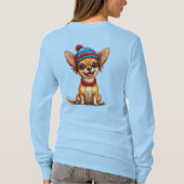Aardige Lachende Chihuahua T-shirt (Achterkant)