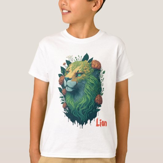 AARDIGE LEEUW T-SHIRT (Voorkant)