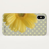 Aardige Madelief, Bloem, Stippen - Persoonlijk Case-Mate iPhone Case (Achterkant (horizontaal))