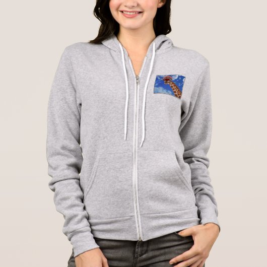 Aardige “Missy Giraffe” Hoodie (Voorkant)