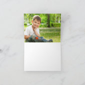 Aardige Olifant Kinderen Bedankkaart (blauw) (Binnen)