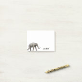 Aardige Olifant Persoonlijke Naam Post-it® Notes (Op bureau)