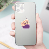 Aardige ontwerpen voor doe-het-zelf nagelkunst sticker (Telefoon)