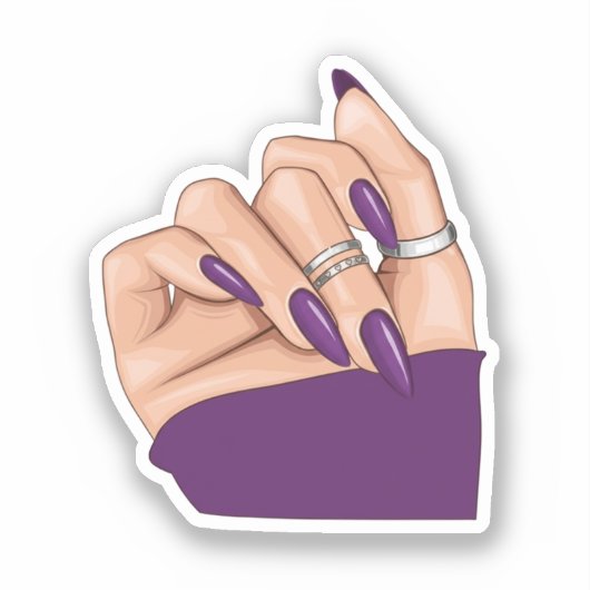 Aardige ontwerpen voor doe-het-zelf nagelkunst sticker (Voorkant)
