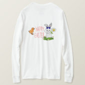 Aardige Paas Kuiken T-shirt (Design achterkant)