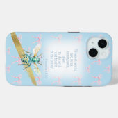 Aardige Pastel Blauwe Roze Strik Bijbel Turquoise Case-Mate iPhone Case (Achterkant (horizontaal))