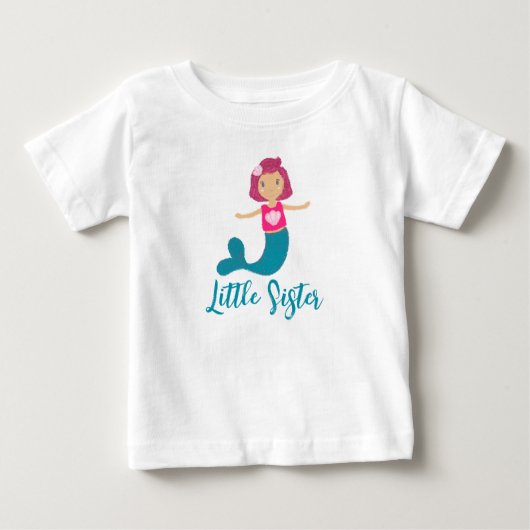 Aardige Pastel Kleine Zus Zeemeermin Prinses (Voorkant)