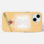 Aardige Pastel Perzik Roze Strik Christelijke Roze Case-Mate iPhone Case (Achterkant (horizontaal))