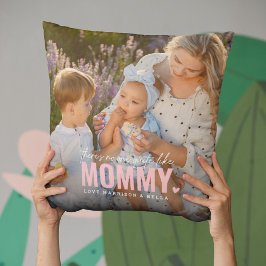 Aardige Persoonlijke Foto Cadeau MOMMY Geschenk Kussen