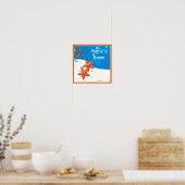 Aardige Poster van Zeester voor Kinderkamer op Maa (Keuken)