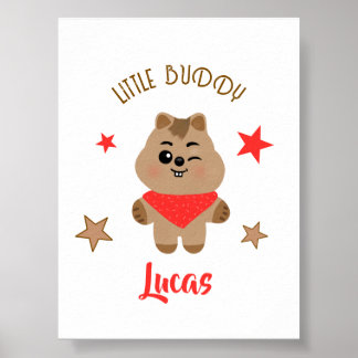 Aardige Quokka Kleine Vriend Gepersonaliseerd Ontw Poster