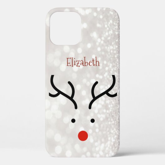 Aardige Rendiergezicht,Bokeh Case-Mate iPhone Case (Achterkant)