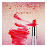 Aardige rode lippenstift, visagist