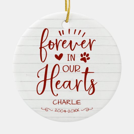 Aardige Rustieke Boerderij Huis Dierenmonument Keramisch Ornament (Voorkant)