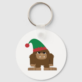 Aardige Sasquatch Kerst Elf Sleutelhanger