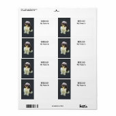 Aardige Shih Tzu Puppy Etiket (Full Sheet)