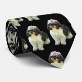 Aardige Shih Tzu Puppy Stropdas (Opgerold)