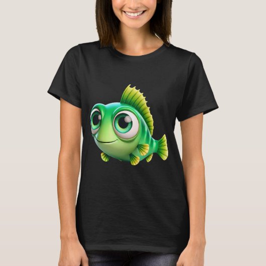 Aardige slijmvis grasmaaier t-shirt (Voorkant)