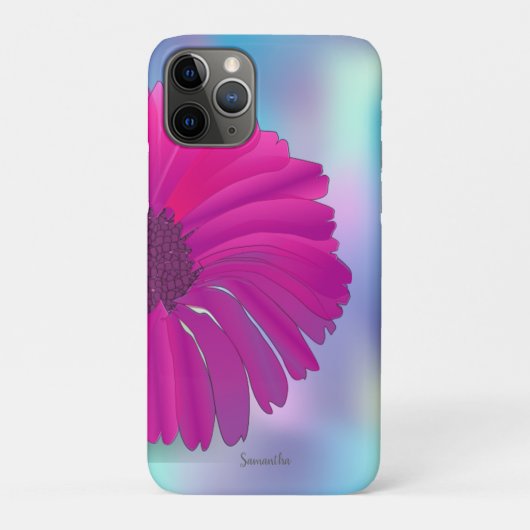 Aardige stijlvolle madelief, bloem holografisch Case-Mate iPhone case (Achterkant)