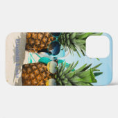 Aardige strand koele ananassen Case-Mate iPhone case (Achterkant (horizontaal))