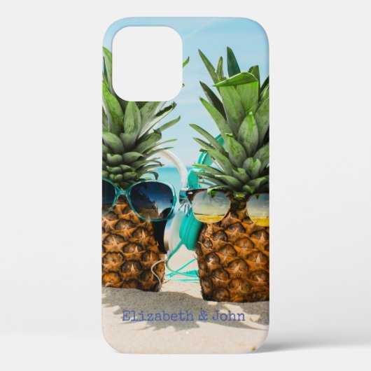 Aardige strand koele ananassen Case-Mate iPhone case (Achterkant)