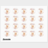 Aardige teddybeer - bedank je sticker (Vel)