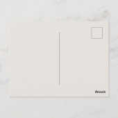 Aardige tuinbeer aanpasbaar briefkaart (Achterkant)