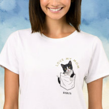 Aardige Tuxedo Kat in Zak Persoonlijke Naam