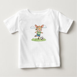 Aardige Voetbalreekind Kleuter Grafische T-shirt