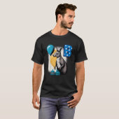 Aardige wallaby met hoofdletter B T-shirt (Voorkant volledig)